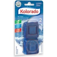 Таблетка для бачка унитаза Kolorado WC Colour синий, 2 шт